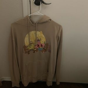 Beige Spongebob Nickelodeon Hoodie